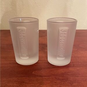 Jagermeister Frosted Shot Glass Pair